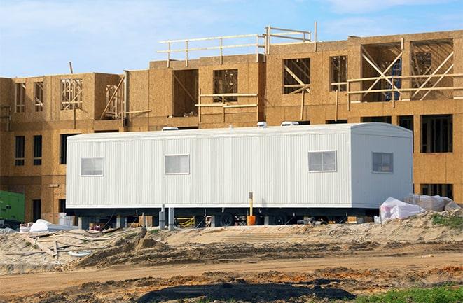 rental offices for contractors on job site in Garden Grove